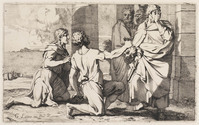KG 05499
<br/>
Pompeius' hoofd wordt Caesar aangeboden
<br/>
<em>Lairesse, Gerard de (1641-1711)</em>